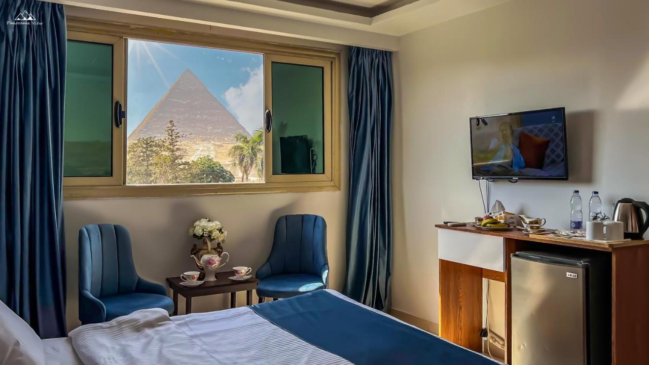 Panorama View Pyramids Hotel Kafret el-Gabal Exterior foto