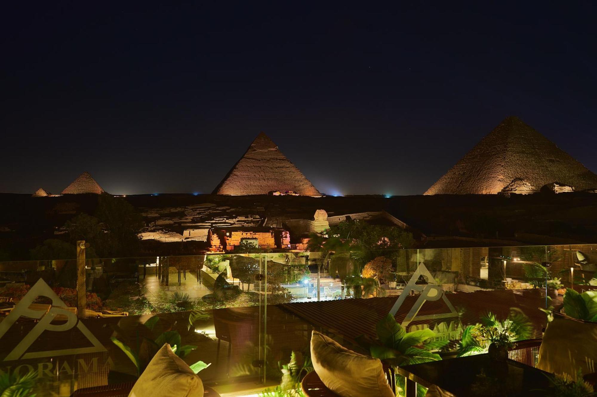 Panorama View Pyramids Hotel Kafret el-Gabal Exterior foto