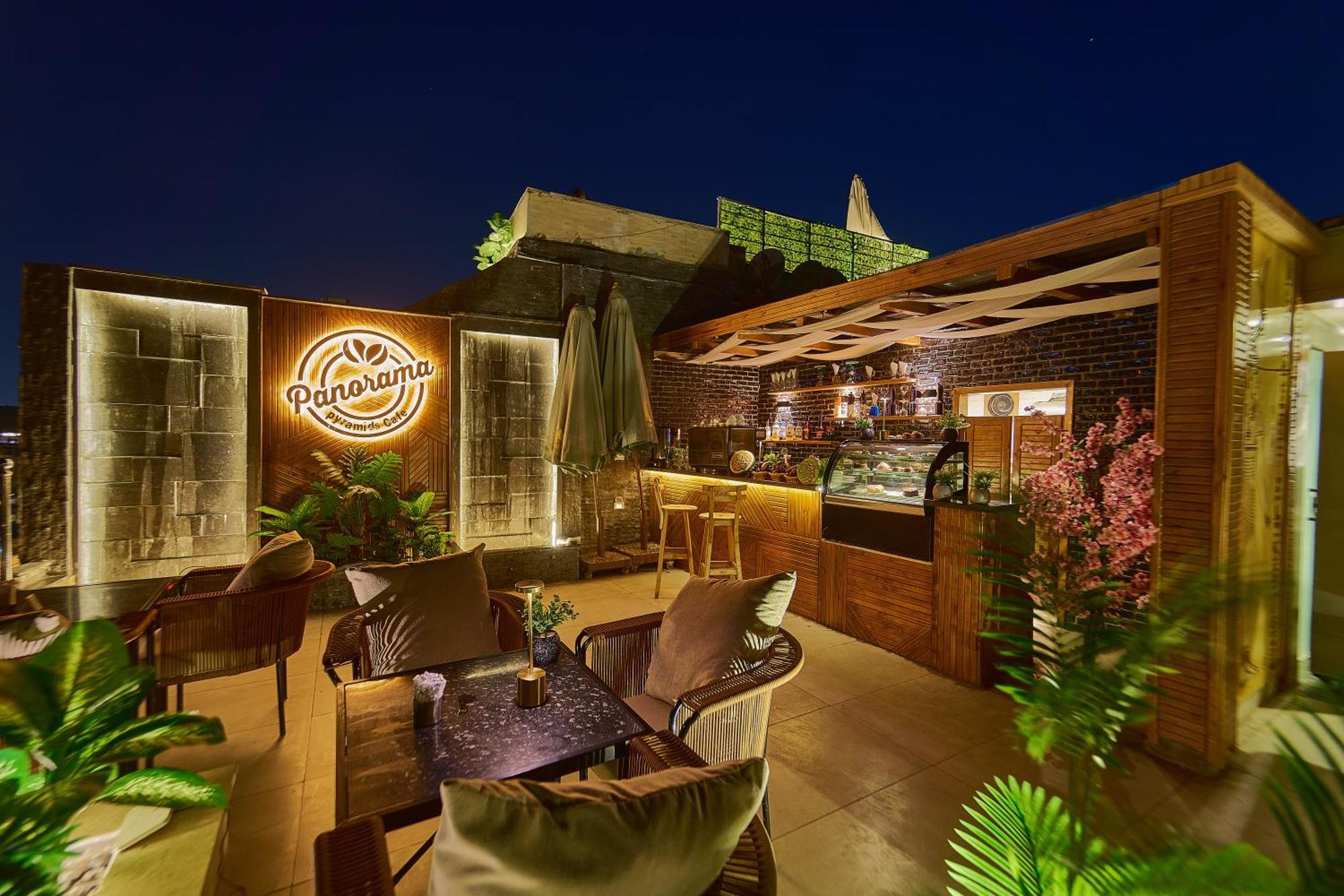 Panorama View Pyramids Hotel Kafret el-Gabal Exterior foto