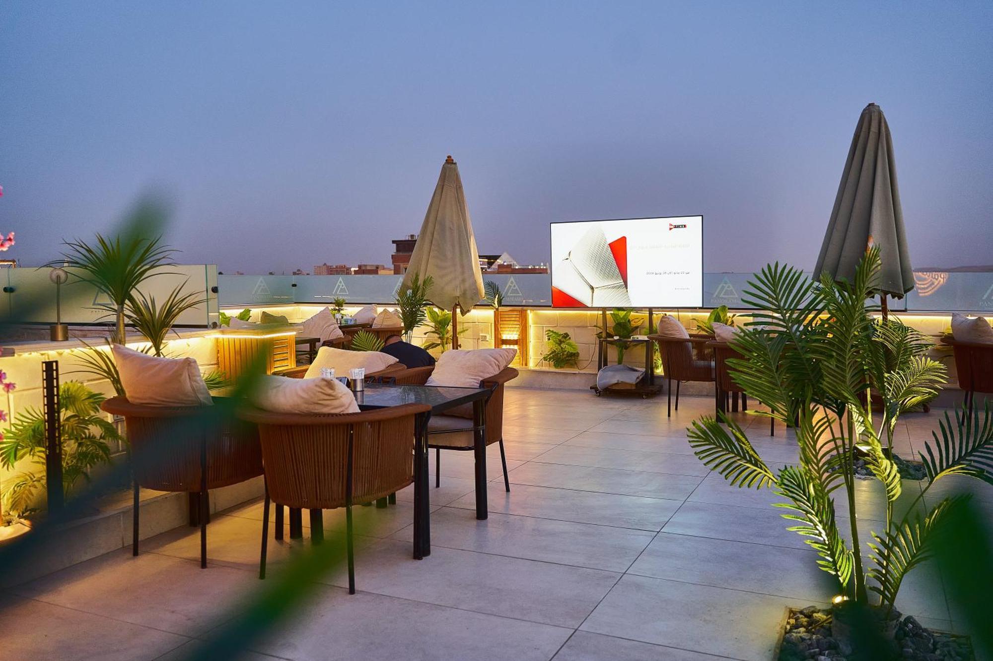Panorama View Pyramids Hotel Kafret el-Gabal Exterior foto